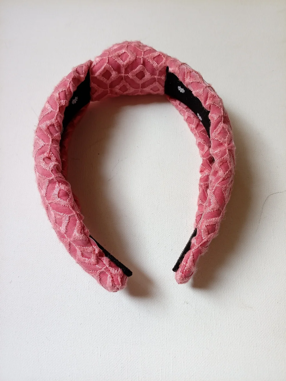 Lele Sadoughi Coral Quilted  Padded Headband